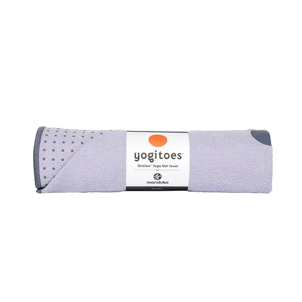 Yogitoes Yoga Mat Towel - Lightweight, Quick Drying Microfiber, Non Slip Skidless Technology, Use in Hot Yoga, Vinyasa and Power, 71 Inch (180cm), Lavender