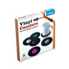 Spinning Hat Retro Vinyl Coasters