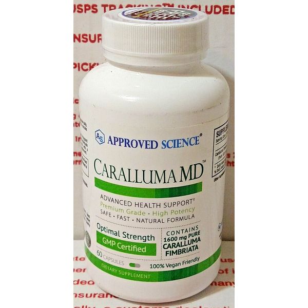 Approved Science CARALLUMA MD - Advanced Health Support - 60 Capsules - NIB!