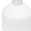 Simple Designs LT2080-OFF Mini Bocksbeutal Concrete Table Lamp, Off White