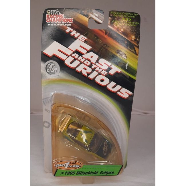 Racing Champions 1:64 Die Cast Fast and Furious Brian's 1995 Mitsubishi Eclipse