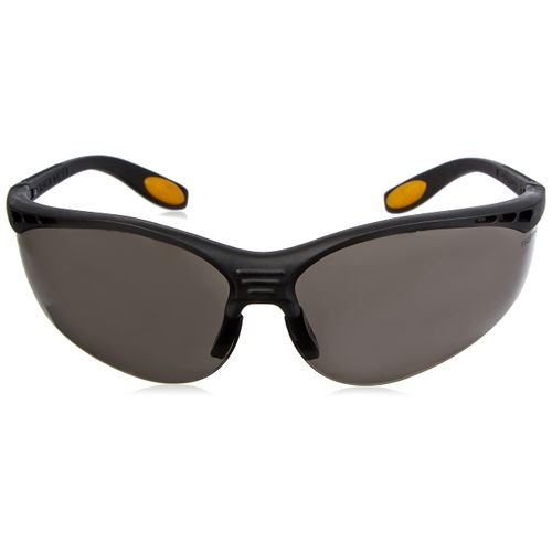 DeWalt Reinforcer Smoke Ploycarbon Safety Glasses - Black/Smoke, One Size