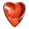 Heart Tones Guitar Plectrum - Padauk (Single)