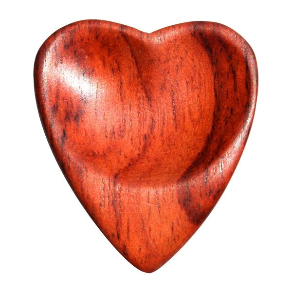 Heart Tones Guitar Plectrum - Padauk (Single)