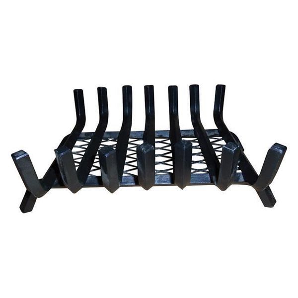 Lynx 49160 Black Steel Fireplace Grate  14 in.