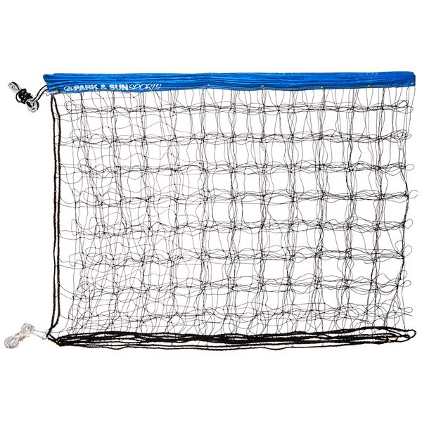 Park & Sun Sports Regulation Size Indoor/Outdoor Recreational Volleyball Net with Rope Cable Top, Blue, One Size