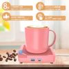 YoLin Cup Warmer Coffee Insulated Coaster (Pink)