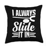 Shuffleboard Set Shufflebaording Wax Table Shuffleboard Throw Pillow