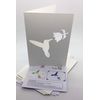 Iris Folding Card Pack Humming Bird C5 Size Makes 4 Cards DeeCraft