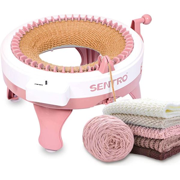 SENTRO Knitting Machine 48 Needles with Row Counter, Crochet Knitting Loom Machine for Beginners