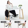 DMcore Canvas Foot Rest Hammock, Adjustable Mini Foot Rest Stand Under Desk H...