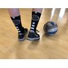 MadSportsStuff Volleyball Logo Crew Socks (Navy/White, Medium)