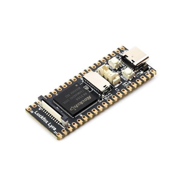 Waveshare Luckfox Lyra RK3506G2 Linux Micro Development Board, Integrates Tripe-core ARM Cortex-A7 and ARM Cortex-M0 Processors, with 256MB Flash, Without Header