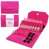 Lykke 5" Blush Fuchsia Fabric Pouch Interchangeable Gift Set