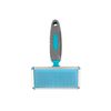 Masterclip Flat Head Hard Pin Slicker Brush - Suitable For Grooming Medium Sized Dogs & Pets (MEDIUM)