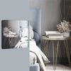 Silver Mirrored Switch Plates - 2 Gang Wall Cover, Durable Acrylic Decorative Light Switch Plates