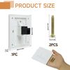 Cat6 Gigabit Network Socket - Dual-Pass Rj45 Wall Socket for Ethernet Cable Installation