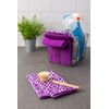 DII Cleaning Collection Multi-Purpose Microfiber, Eggplant Lattice, Dishtowel Set