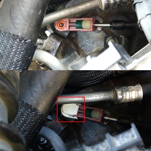 Transmission shifter Cable Bushing with Cap KV6Z-7K340-A for Ford Edge 2015-2018, Fusion 2013-2016, Escape 2013-2019, Transit Connect 2013-2021, C-Max 2013-2018 Replace DG9Z-7S004-A