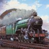 Flying Scotsman Locomotion Train Greeting Sound Card