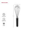 KitchenAid Utility and Flat Whisk Set, Set Of 2, Black