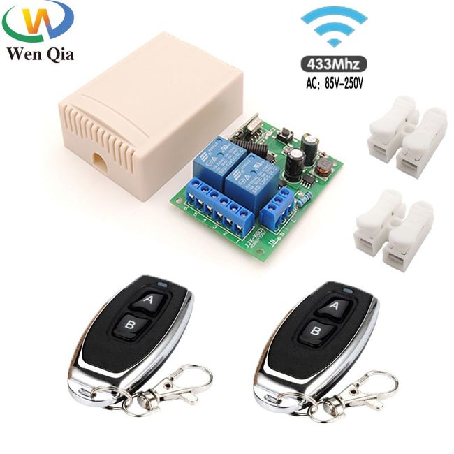 Wireless Switch Plug, Rf433mhz Remote Control Us Plug, 16a 220v Ac