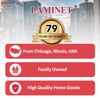 LAMINET 6 Piece Quilted Dinnerware Storage Starter Set - Includes 4 Plate Cas...