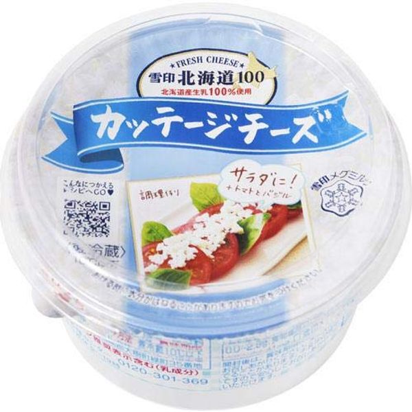 Snow Brand Hokkaido 100 Cottage Cheese, 3.5 oz (100 g)