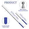 Teacher Pointer Stick 2 Pack - Telescopic Whiteboard Pointer for Classroom, Extendable Teacher Pointer for Kindergarten, Lightweight Teacher Pointer for presentations (Bule and Black)