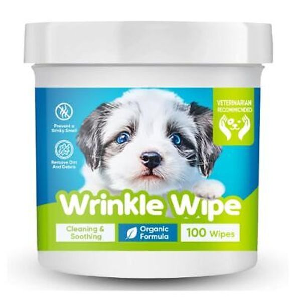 Wrinkle Wipes French Bulldog, Natural Ingredients Dog Face Wipes Dog Wipes fo...