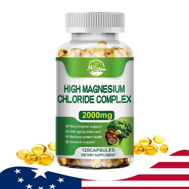 Magnesium Citrate 2000mg Per Serving - Highest Potency Anti Aging Brain Health