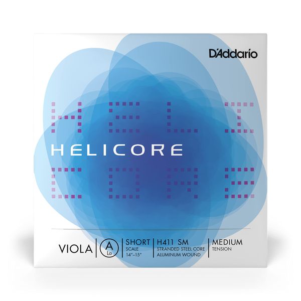 D'Addario Helicore Short Scale Medium Tension Single A String for Viola