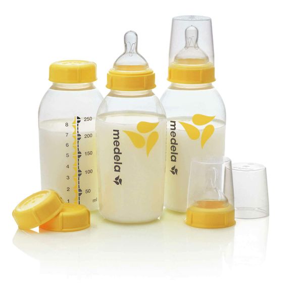 Medela, Breast Milk Storage Bottles, 3 Pack, 8 Ounce