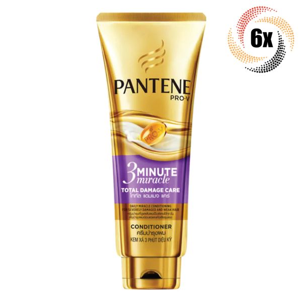 6x Bottles Pantene Pro-V 3 Minute Miracle Damage Control Conditioner | 180ml