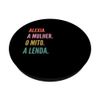 Funny Portuguese First Name Design - Alexia PopSockets Swappable PopGrip