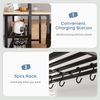 42" Kitchen Island Storage Bakers Rack, Microwave Oven Stand, Coffee Bar Table