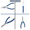 OdontoMed2011 Split Ring Pliers 5" W/Spring Blue Color Pvc Grip ODM