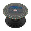 Bohemian Boho Mama Bear Two babies cubs on space grey PopSockets Swappable PopGrip