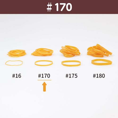 Rubber Band #170 < 1.8 oz (50 g) Transparent Bag > American Color Thick Width Small Volume Packaging Rubber Band All Sizes 73 Republic