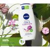 NIVEA Care & mere Shower Gel (250 ml), Sensual Scented Shower Gel with Velvety Soft Foam, Rich Cream Shower with Cotton Seed Oil