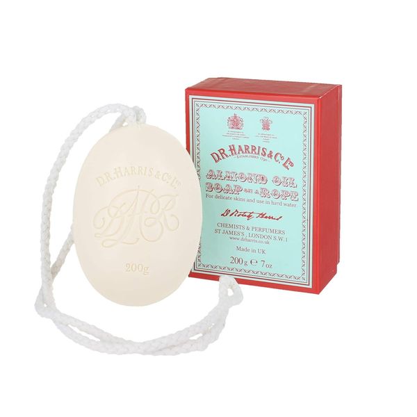 D.R. Harris Almond Oil Soap-On-A-Rope