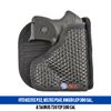 DeSantis Superfly Gun Holster, Ambidextrous, Unisex Pocket Holster, Fits Keltec P32, Keltec P3AT, Ruger LCP 380 Cal, Taurus 738 TCP 380 Cal, Made with Sticky Rubberized Fabric, Easy To Use, Black