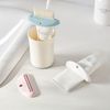 20pcs Plastic Toothpaste Squeezer 4-Color Toothpaste Tube Squeezer Cute Plastic Tube Squeezer Bracket, Multi Functional Toothpaste Squeezer, Used for Squeezing Residual Cleansing Milk Cosmetics