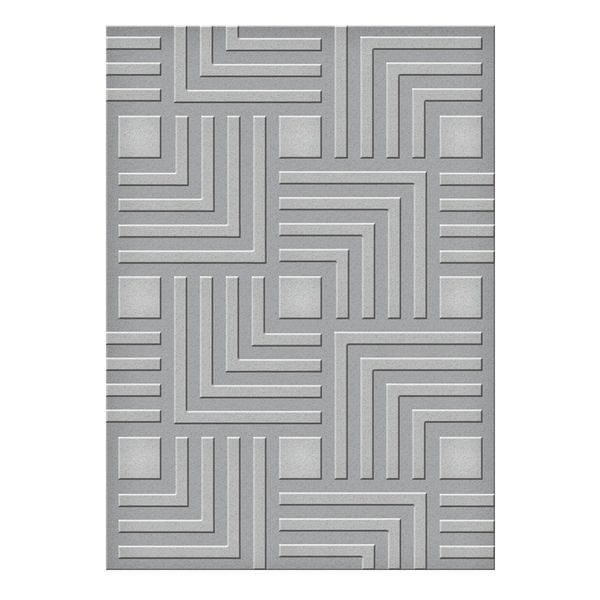 Spellbinders Texture Plate Diamond Opulence,Brown,22x14x0.2 cm