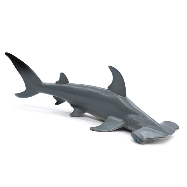 Solid Sea Animals Educational Toys,Simulation Ocean Shark Sea Creature Toy for Toddlers Kids (Hammerhead Shark)