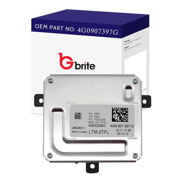 GBrite - Delphi 4G0907697G LED DRL Daytime Running Lights Control Module Unit