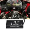 Motorcycle Voltmeter 12V Digital Voltmeter Meter Digital Compact LED Display Panel Meter Small Voltmeter for Motorcycle Vehicle
