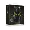 Ouch GITD Buckle Harness Neon Green LXL OU773GLOLXL