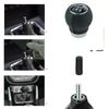 Lunsom PU Shift Knob Ball Gear Shift Knob General Auto Manual Car (Black A)