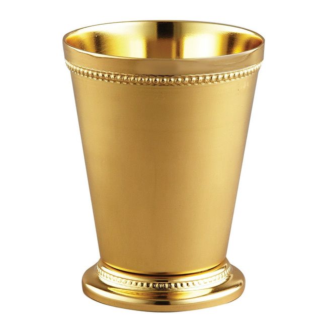 Elegance Mint Julep Cup, 12-Ounce, Gold Finish